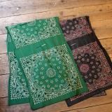 HAV-A-HANK Bandana Stole Black / Green