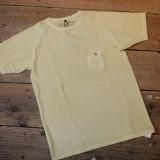NIGEL CABOURN Basic Tee(pigment dye) Yellow