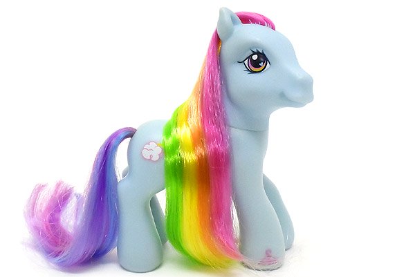 My Little Pony/マイリトルポニー G3・RainbowDash/レインボーダッシュ・ブルー・虹 - おもちゃ屋 KNot a