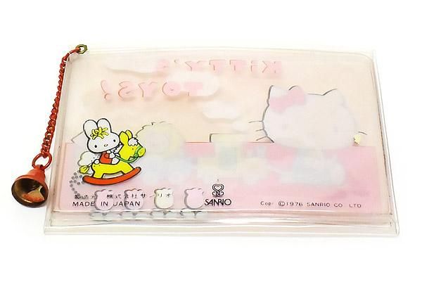 【未使用品】Hello Kitty 浅草文庫　ハローキティ　カードケース ハローキティ50周年記念☆文庫革の専門店「浅草文庫」から長財布