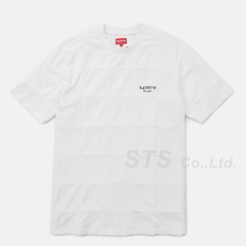 supreme patchwork pique tee