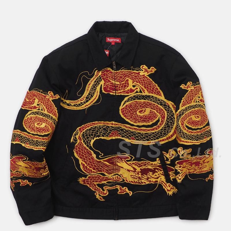supreme dragon work jacket