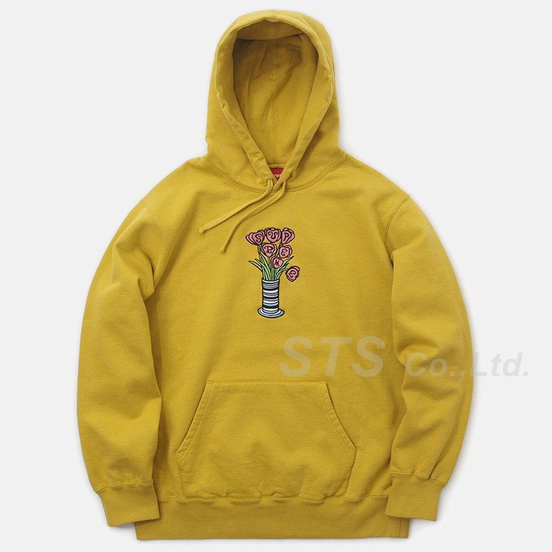 supreme flower vase hoodie