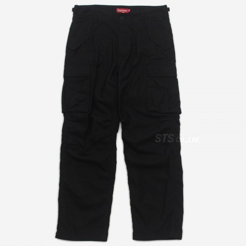 supreme black cargo pants