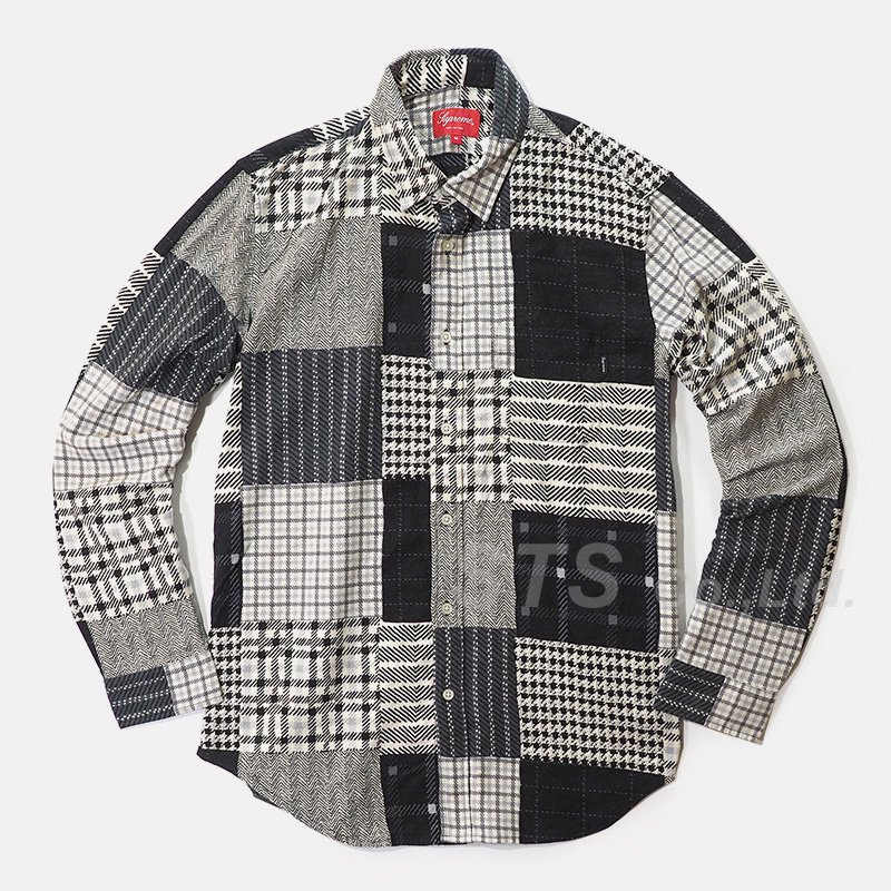 supreme patchwork shirt