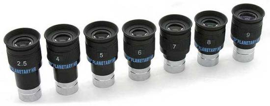 HR Planetary Eyepiece - 9mm focal length - 1.25" - 60° WA
