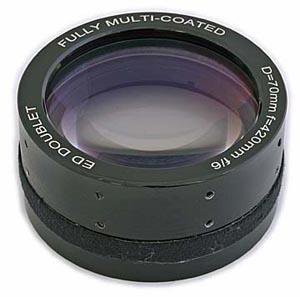 TS ED refractor lens 70/420 mm, w/ adjustable mount