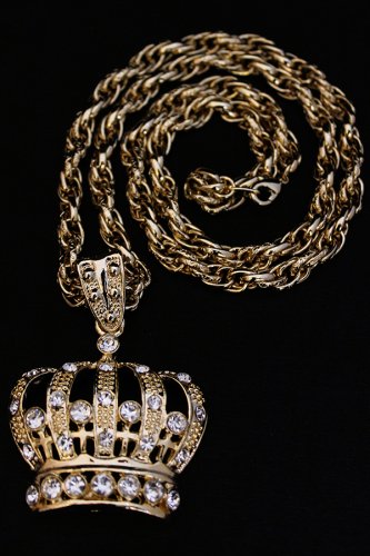 シルバー925 ドクロ ペンダント 銀 本物 ネックレス 王冠 大きいサイズ