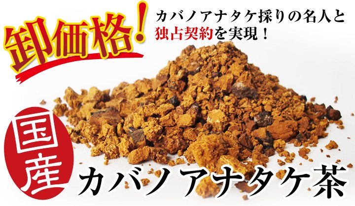 北海道産カバノアナタケ茶専門ショップ