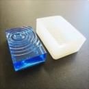 波紋(輪状ぐるぐる紋)モールド 長方形小型