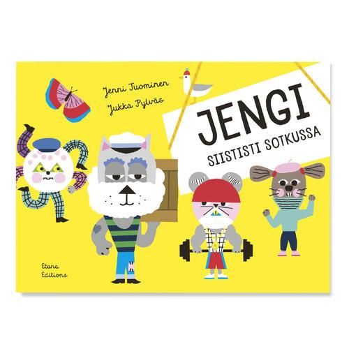 Jengi Siististi Sotkussa Jenni Tuominen And Jukka Pylvas Etana Editions フィンランド語 絵本 フィンランド 絵本 ヴィンテージ食器 Korvapuusti