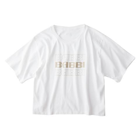 Soffitto Babbi コラボtシャツ ロゴ3段 Babbi Online Store