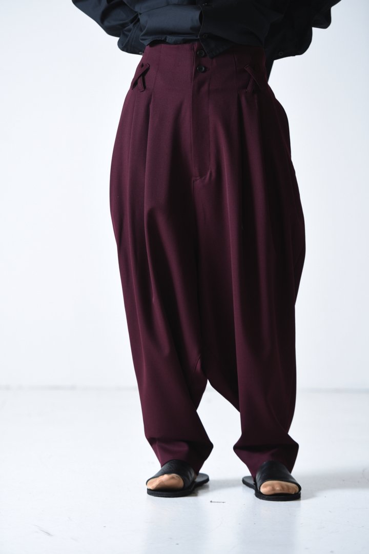 Yohji Yamamoto - BISHOOL wool gabardine 袴 skirt の+