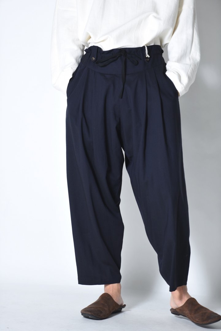 YANTOR】Linen Cotton 2tuck Wide Pants 新しい時代の幕開け - www