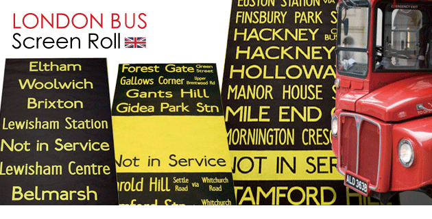 London Bus Screen Roll