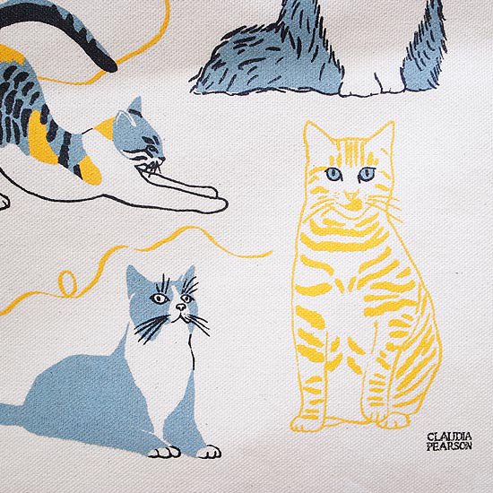 様々な表情の猫のイラスト