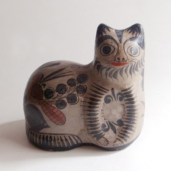 Vintage Folk Art: Pottery Cat - Swimsuit Department Shop Online