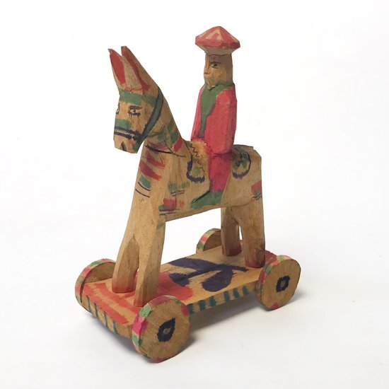 Vintage Peruvian Folk Art: Wooden Figure - Swimsuit Department Shop Online