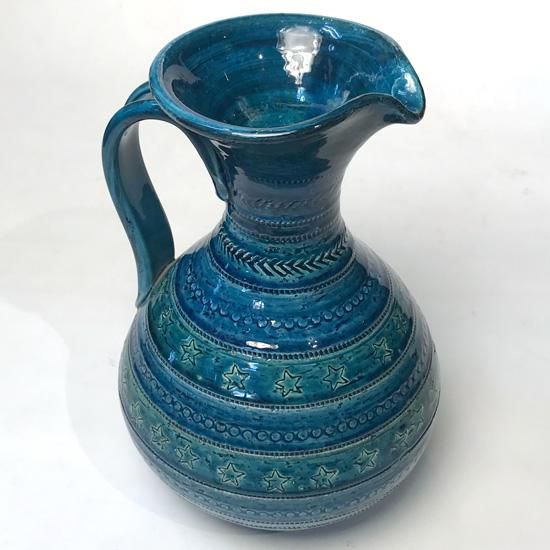 Vintage Pottery Pitcher Bitossi Vintage Pottery Pitcher Bitossi
