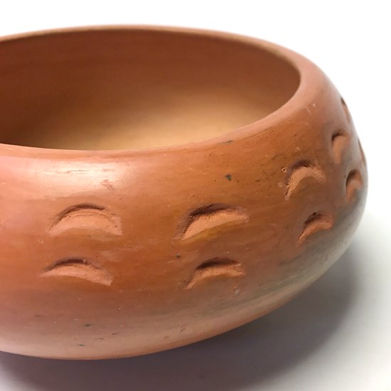  ヴィンテージアイテム：ネイティブアメリカンの陶器のボウル 