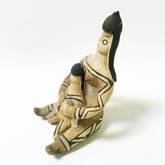 Vintage Folk Art: Pottery Figure / Karaja - Swimsuit Department
