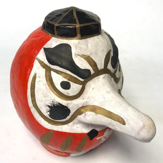 竹根だるま　明治レトロ 明治 民藝 ダルマ火鉢（1868–1912 CE） | 入蘆花（ロカニイル）