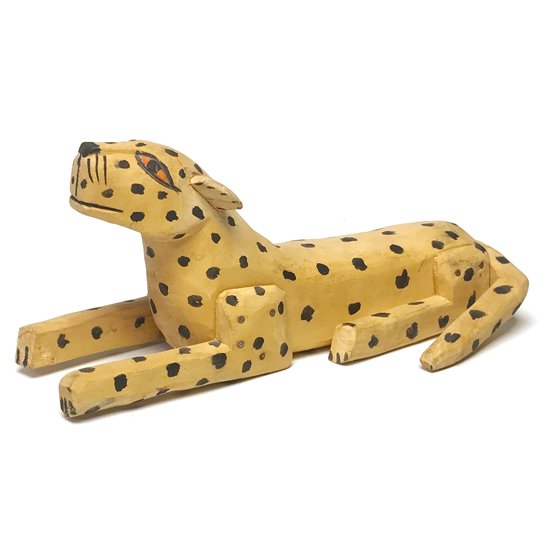 Vintage Folk Art: Wood Carving (Jaguar) - Swimsuit Department Shop Online