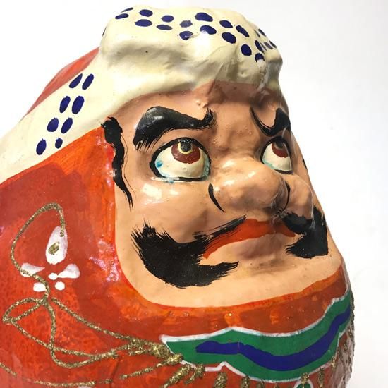Vintage Japanese Folk Art: 男だるま / 博多張子