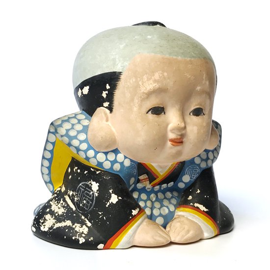 Vintage Japanese Folk Art: 福助人形