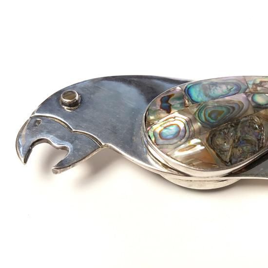 Vintage Folk Art: Bird Paper Knife - Swimsuit Department