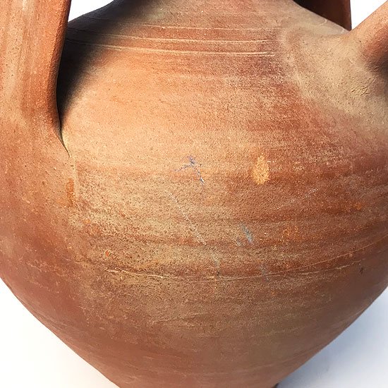 ヨーロッパの陶器 : 素焼きのボティホ(アンフォラ型) 