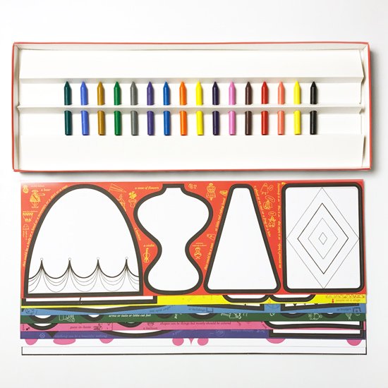  イームズが1950年代にデザインをした子供向けのプロダクト「The Coloring Toy」の復刻版 