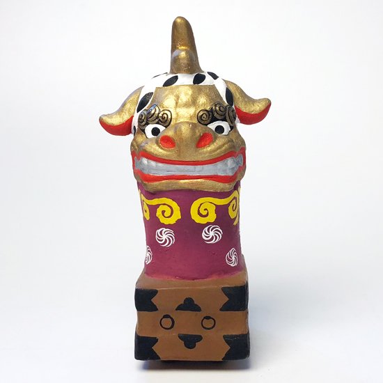 Vintage Japanese Folk Art: 金獅子 / 唐津曳山土人形