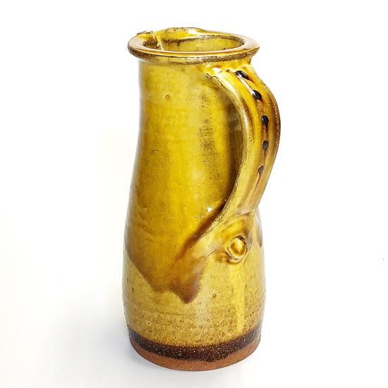 船木研兒 白釉手付壺 花瓶 水差し 水犀・mizusai