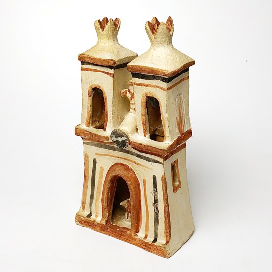 Vintage Folk Art: Pottery Church