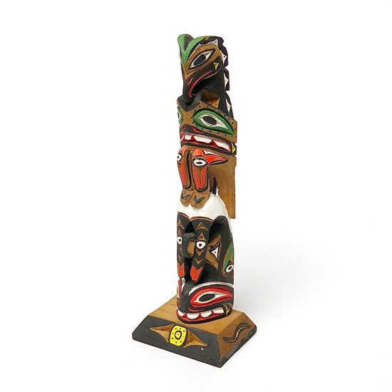 Vintage Folk Art: Wooden Totem Pole - Swimsuit Department Shop Online