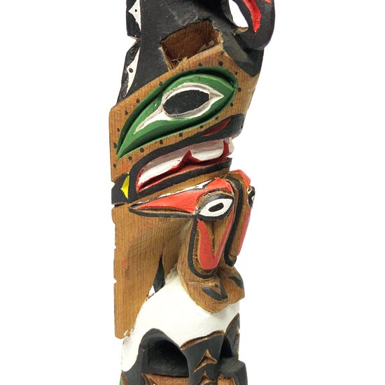 Vintage Folk Art: Wooden Totem Pole - Swimsuit Department Shop Online