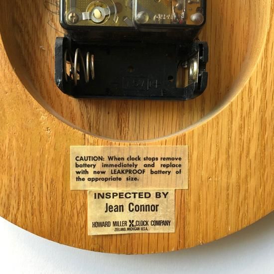 Vintage Miscellaneous: Wall Clock / Howerd Miller