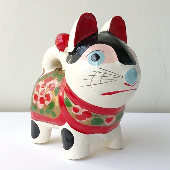 Vintage Japanese Folk Art: 犬の張子