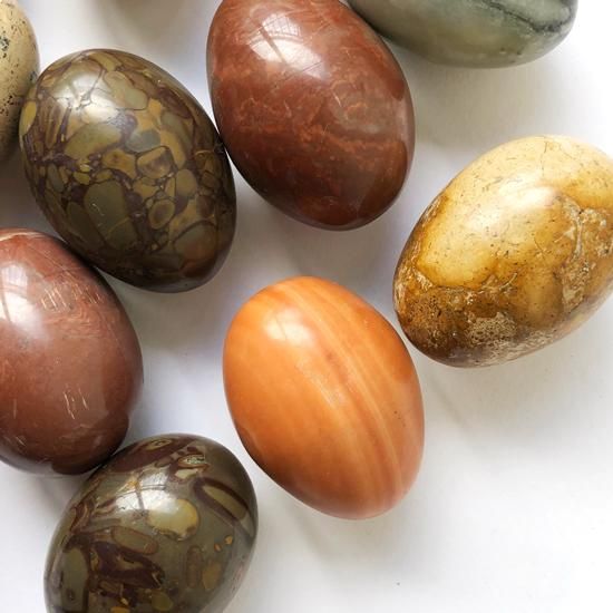 Vintage Miscellaneous: Stone Egg Set Vintage Miscellaneous: Stone Egg Set