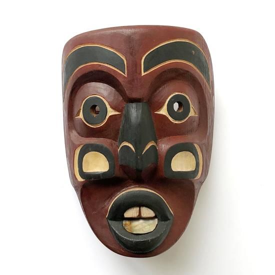 Vintage Folk Art: Wooden Mask - Swimsuit Department Shop Online