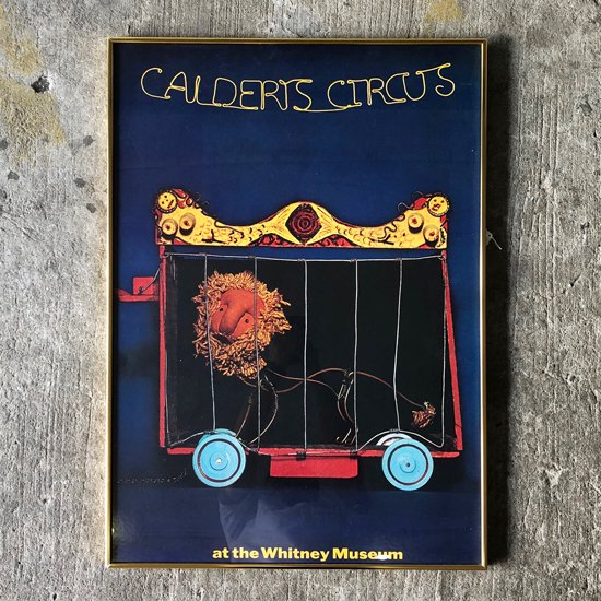 Vintage Miscellaneous: “CALDER'S CIRCUS” Poster / Whitney Museum