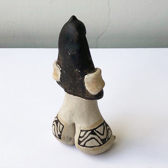 Vintage Folk Art: Pottery Figure / Karaja