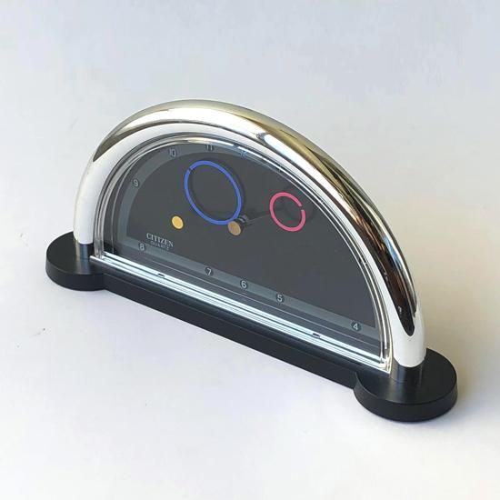 80s ヴィンテージ CITIZEN ポストモダン デスククロック 置時計