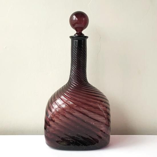 Vintage Folk Art Glass Large Bottle Swimsuit Department Shop Online