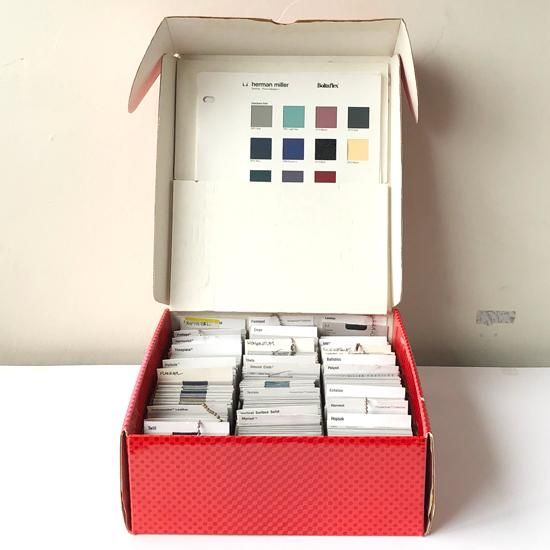 herman miller ファブリックテキスタイルサンプル額装済み