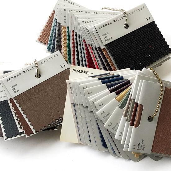 herman miller ファブリックテキスタイルサンプル額装済み