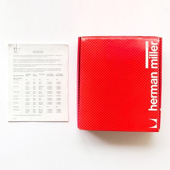 herman miller ファブリックテキスタイルサンプル額装済み