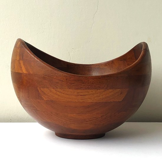 Vintage Miscellaneous: Large Wood Bowl