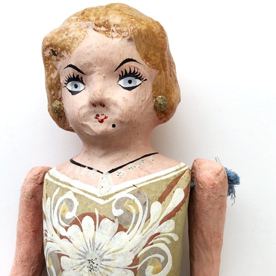  1970年代メキシコで作られたバレリーナの張子の人形 